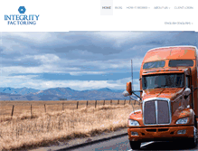 Tablet Screenshot of integrityfactoring.com